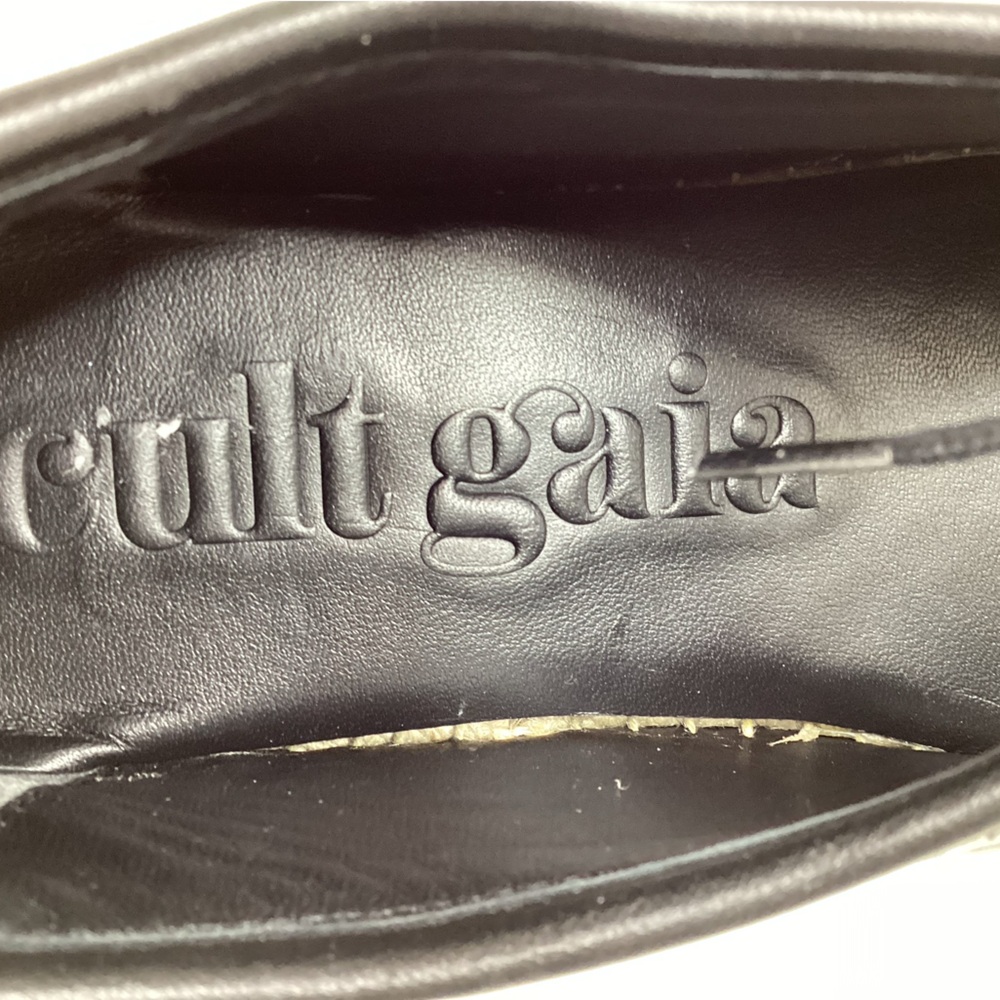 Cult Gaia Bernice Black Espadrille Platform Shoes Size EU 38‎ - Picture 10 of 16
